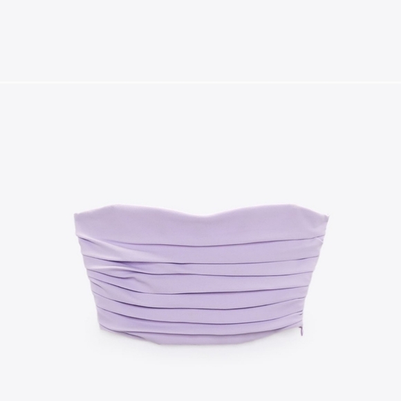 BUSTIER CROP TOP AND SKIRT crop top was $ 39.90 and skirt 49.90 - Picture 9 of 16